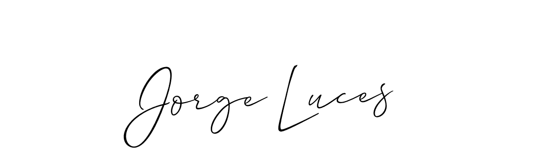 Once you've used our free online signature maker to create your best signature Allison_Script style, it's time to enjoy all of the benefits that Jorge Luces name signing documents. Jorge Luces signature style 2 images and pictures png