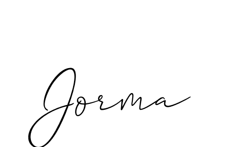 Also You can easily find your signature by using the search form. We will create Jorma name handwritten signature images for you free of cost using Allison_Script sign style. Jorma signature style 2 images and pictures png