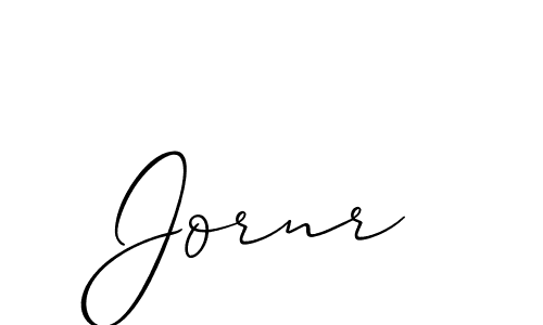 Also we have Jornr name is the best signature style. Create professional handwritten signature collection using Allison_Script autograph style. Jornr signature style 2 images and pictures png