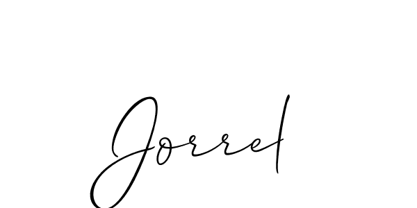 Best and Professional Signature Style for Jorrel. Allison_Script Best Signature Style Collection. Jorrel signature style 2 images and pictures png