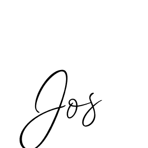 How to make Jos signature? Allison_Script is a professional autograph style. Create handwritten signature for Jos name. Jos signature style 2 images and pictures png