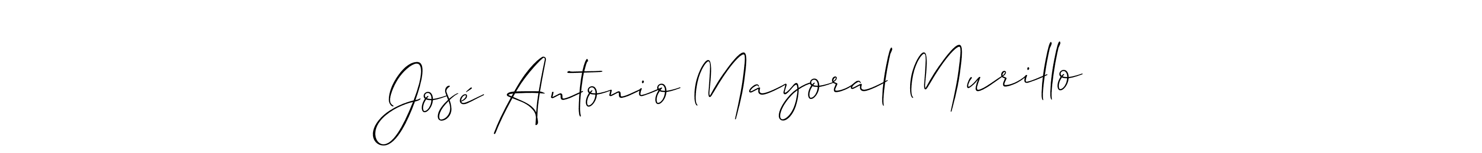 You should practise on your own different ways (Allison_Script) to write your name (José Antonio Mayoral Murillo) in signature. don't let someone else do it for you. José Antonio Mayoral Murillo signature style 2 images and pictures png