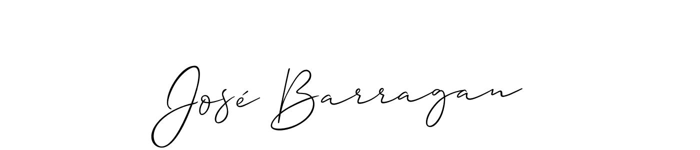 Also You can easily find your signature by using the search form. We will create José Barragan name handwritten signature images for you free of cost using Allison_Script sign style. José Barragan signature style 2 images and pictures png