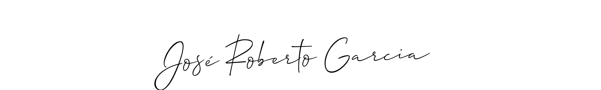 José Roberto Garcia stylish signature style. Best Handwritten Sign (Allison_Script) for my name. Handwritten Signature Collection Ideas for my name José Roberto Garcia. José Roberto Garcia signature style 2 images and pictures png