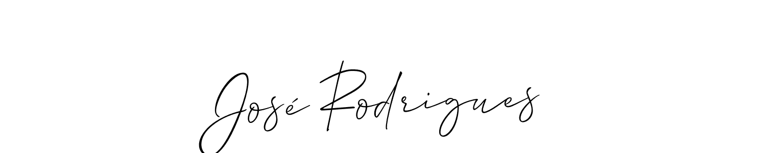 It looks lik you need a new signature style for name José Rodrigues. Design unique handwritten (Allison_Script) signature with our free signature maker in just a few clicks. José Rodrigues signature style 2 images and pictures png