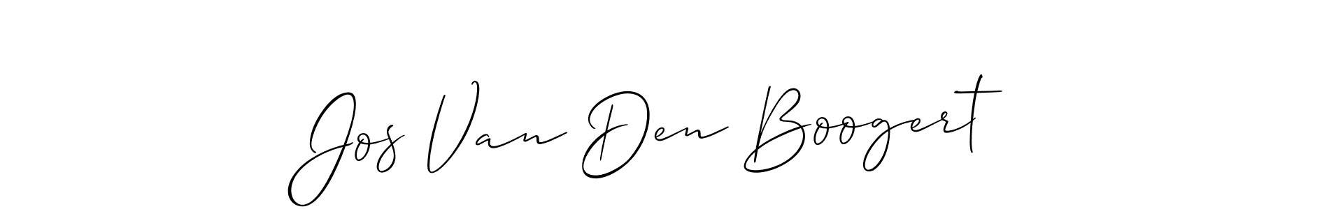 It looks lik you need a new signature style for name Jos Van Den Boogert. Design unique handwritten (Allison_Script) signature with our free signature maker in just a few clicks. Jos Van Den Boogert signature style 2 images and pictures png
