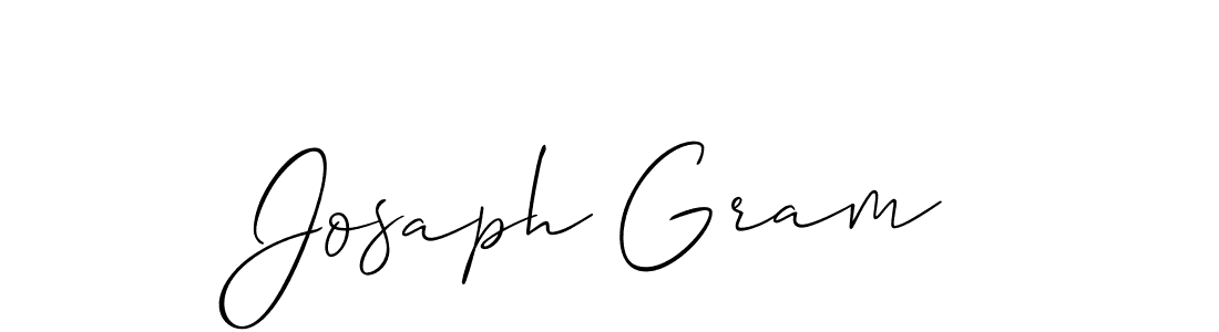 See photos of Josaph Gram official signature by Spectra . Check more albums & portfolios. Read reviews & check more about Allison_Script font. Josaph Gram signature style 2 images and pictures png