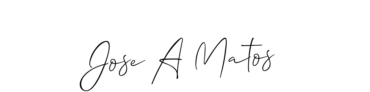 Allison_Script is a professional signature style that is perfect for those who want to add a touch of class to their signature. It is also a great choice for those who want to make their signature more unique. Get Jose A Matos name to fancy signature for free. Jose A Matos signature style 2 images and pictures png