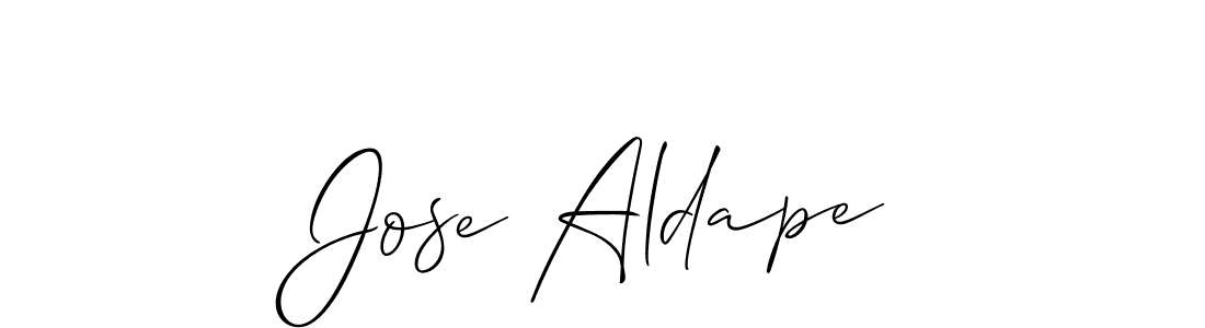 Make a beautiful signature design for name Jose Aldape. Use this online signature maker to create a handwritten signature for free. Jose Aldape signature style 2 images and pictures png
