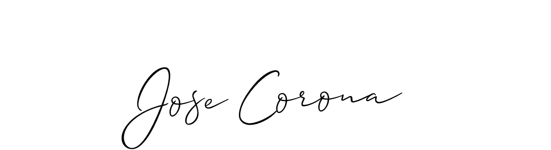 Also You can easily find your signature by using the search form. We will create Jose Corona name handwritten signature images for you free of cost using Allison_Script sign style. Jose Corona signature style 2 images and pictures png