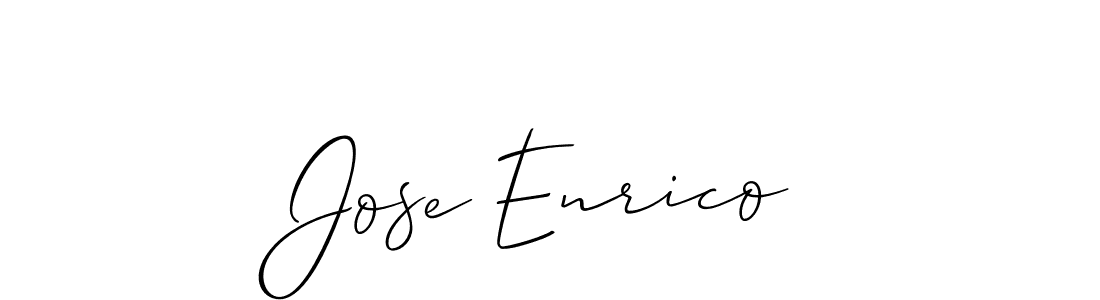 Make a beautiful signature design for name Jose Enrico. Use this online signature maker to create a handwritten signature for free. Jose Enrico signature style 2 images and pictures png