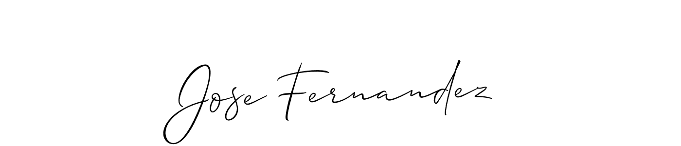 It looks lik you need a new signature style for name Jose Fernandez. Design unique handwritten (Allison_Script) signature with our free signature maker in just a few clicks. Jose Fernandez signature style 2 images and pictures png