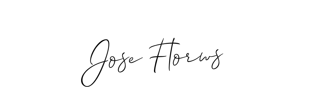 Also You can easily find your signature by using the search form. We will create Jose Florws name handwritten signature images for you free of cost using Allison_Script sign style. Jose Florws signature style 2 images and pictures png
