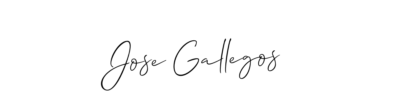 Make a beautiful signature design for name Jose Gallegos. Use this online signature maker to create a handwritten signature for free. Jose Gallegos signature style 2 images and pictures png