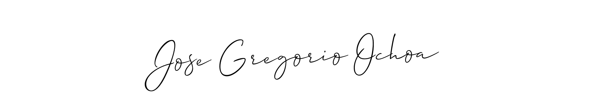 Once you've used our free online signature maker to create your best signature Allison_Script style, it's time to enjoy all of the benefits that Jose Gregorio Ochoa name signing documents. Jose Gregorio Ochoa signature style 2 images and pictures png