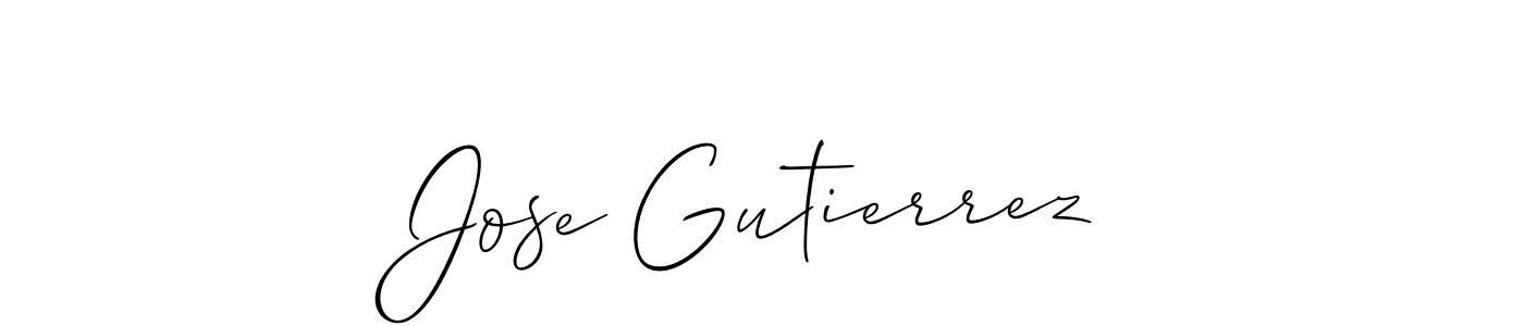 Best and Professional Signature Style for Jose Gutierrez. Allison_Script Best Signature Style Collection. Jose Gutierrez signature style 2 images and pictures png