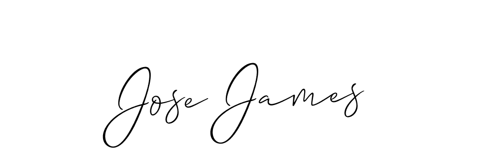 It looks lik you need a new signature style for name Jose James. Design unique handwritten (Allison_Script) signature with our free signature maker in just a few clicks. Jose James signature style 2 images and pictures png