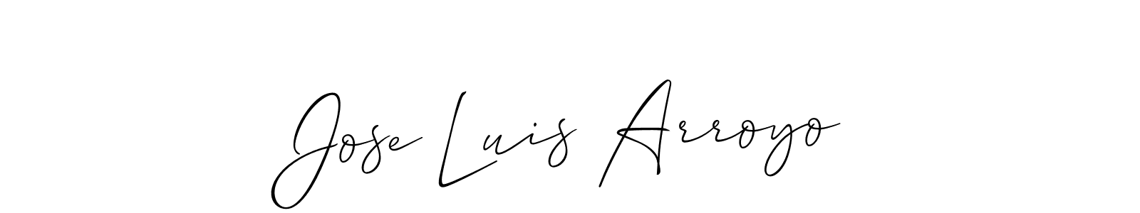 Once you've used our free online signature maker to create your best signature Allison_Script style, it's time to enjoy all of the benefits that Jose Luis Arroyo name signing documents. Jose Luis Arroyo signature style 2 images and pictures png