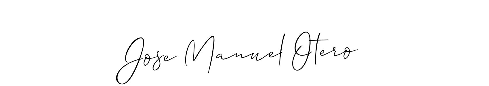 Jose Manuel Otero stylish signature style. Best Handwritten Sign (Allison_Script) for my name. Handwritten Signature Collection Ideas for my name Jose Manuel Otero. Jose Manuel Otero signature style 2 images and pictures png