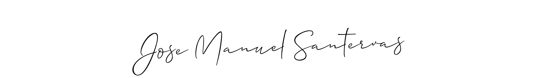 Make a beautiful signature design for name Jose Manuel Santervas. Use this online signature maker to create a handwritten signature for free. Jose Manuel Santervas signature style 2 images and pictures png