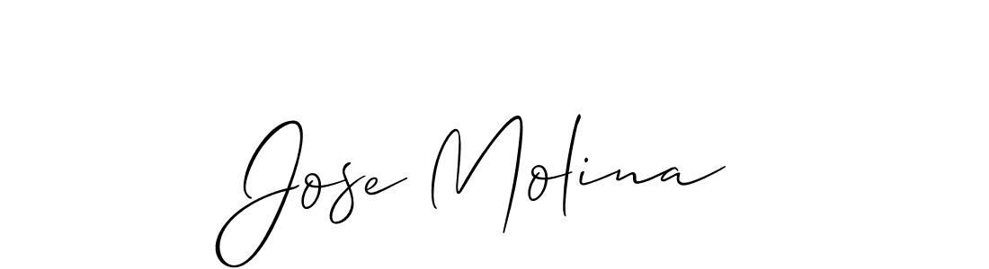 Best and Professional Signature Style for Jose Molina. Allison_Script Best Signature Style Collection. Jose Molina signature style 2 images and pictures png