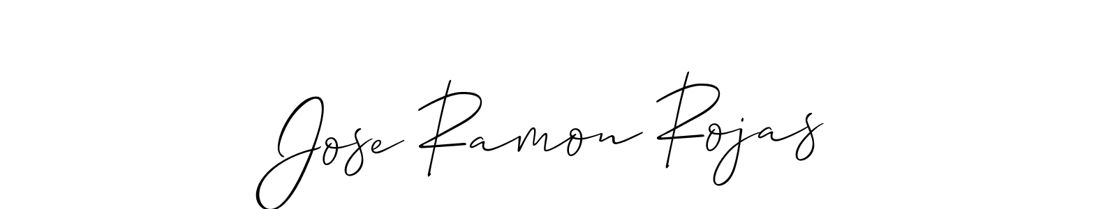 How to make Jose Ramon Rojas name signature. Use Allison_Script style for creating short signs online. This is the latest handwritten sign. Jose Ramon Rojas signature style 2 images and pictures png