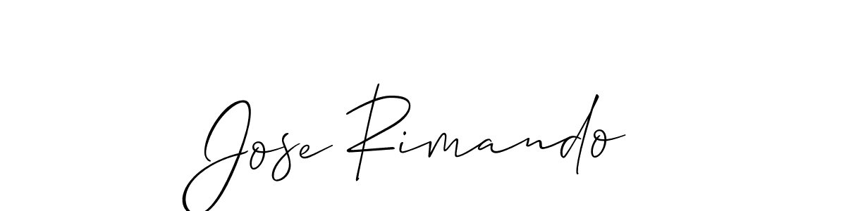 This is the best signature style for the Jose Rimando name. Also you like these signature font (Allison_Script). Mix name signature. Jose Rimando signature style 2 images and pictures png