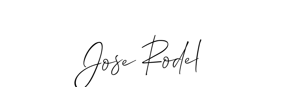 You can use this online signature creator to create a handwritten signature for the name Jose Rodel. This is the best online autograph maker. Jose Rodel signature style 2 images and pictures png