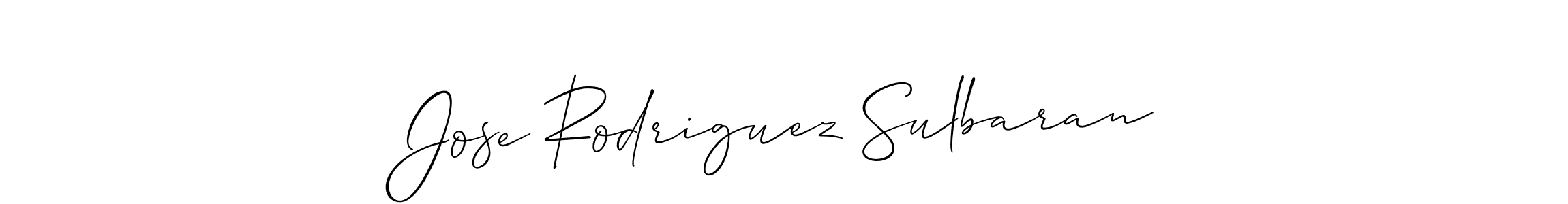 if you are searching for the best signature style for your name Jose Rodriguez Sulbaran. so please give up your signature search. here we have designed multiple signature styles  using Allison_Script. Jose Rodriguez Sulbaran signature style 2 images and pictures png