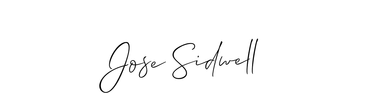 See photos of Jose Sidwell official signature by Spectra . Check more albums & portfolios. Read reviews & check more about Allison_Script font. Jose Sidwell signature style 2 images and pictures png