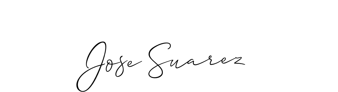 Jose Suarez stylish signature style. Best Handwritten Sign (Allison_Script) for my name. Handwritten Signature Collection Ideas for my name Jose Suarez. Jose Suarez signature style 2 images and pictures png