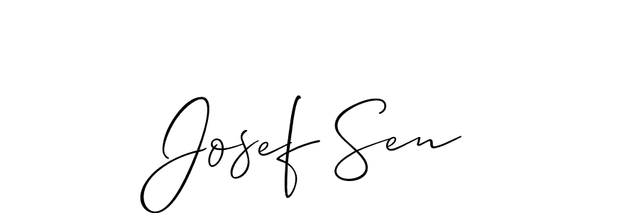 if you are searching for the best signature style for your name Josef Sen. so please give up your signature search. here we have designed multiple signature styles  using Allison_Script. Josef Sen signature style 2 images and pictures png