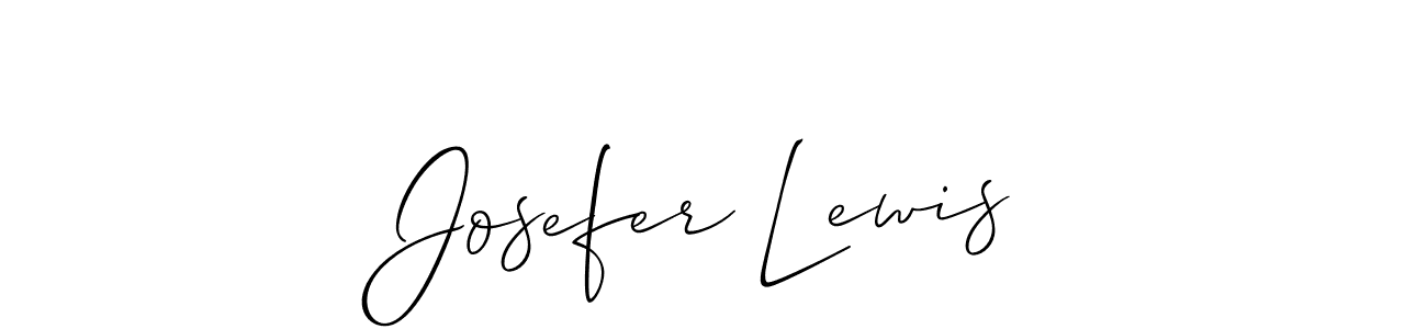 if you are searching for the best signature style for your name Josefer Lewis. so please give up your signature search. here we have designed multiple signature styles  using Allison_Script. Josefer Lewis signature style 2 images and pictures png