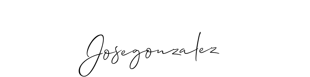 How to make Josegonzalez name signature. Use Allison_Script style for creating short signs online. This is the latest handwritten sign. Josegonzalez signature style 2 images and pictures png