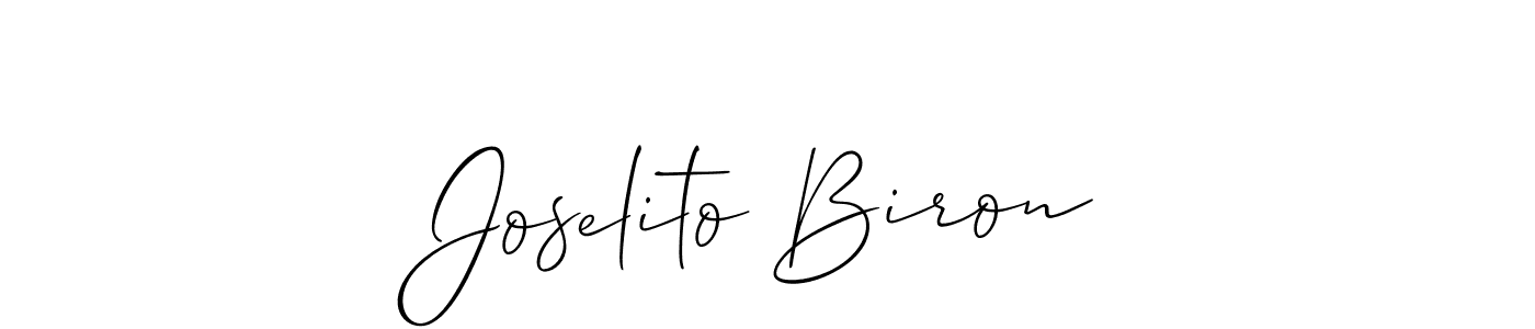 You can use this online signature creator to create a handwritten signature for the name Joselito Biron. This is the best online autograph maker. Joselito Biron signature style 2 images and pictures png