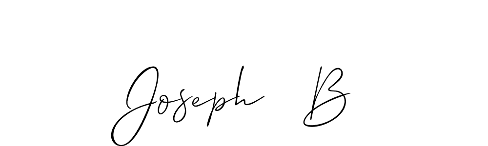 Also we have Joseph   B name is the best signature style. Create professional handwritten signature collection using Allison_Script autograph style. Joseph   B signature style 2 images and pictures png