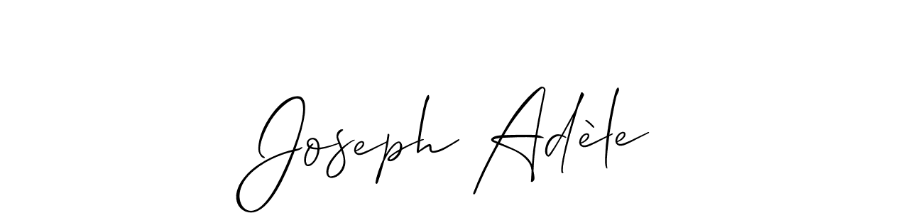 Design your own signature with our free online signature maker. With this signature software, you can create a handwritten (Allison_Script) signature for name Joseph Adèle. Joseph Adèle signature style 2 images and pictures png