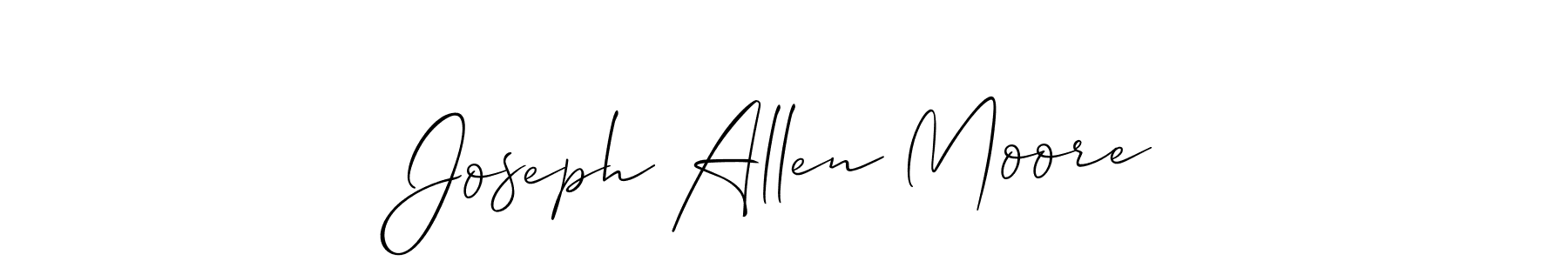 Make a beautiful signature design for name Joseph Allen Moore. With this signature (Allison_Script) style, you can create a handwritten signature for free. Joseph Allen Moore signature style 2 images and pictures png