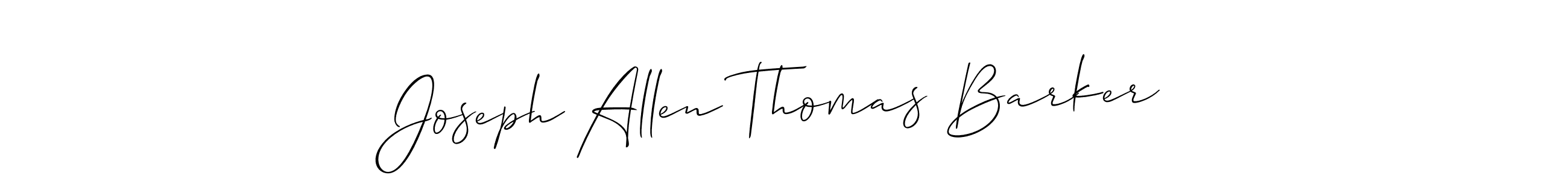 How to make Joseph Allen Thomas Barker signature? Allison_Script is a professional autograph style. Create handwritten signature for Joseph Allen Thomas Barker name. Joseph Allen Thomas Barker signature style 2 images and pictures png