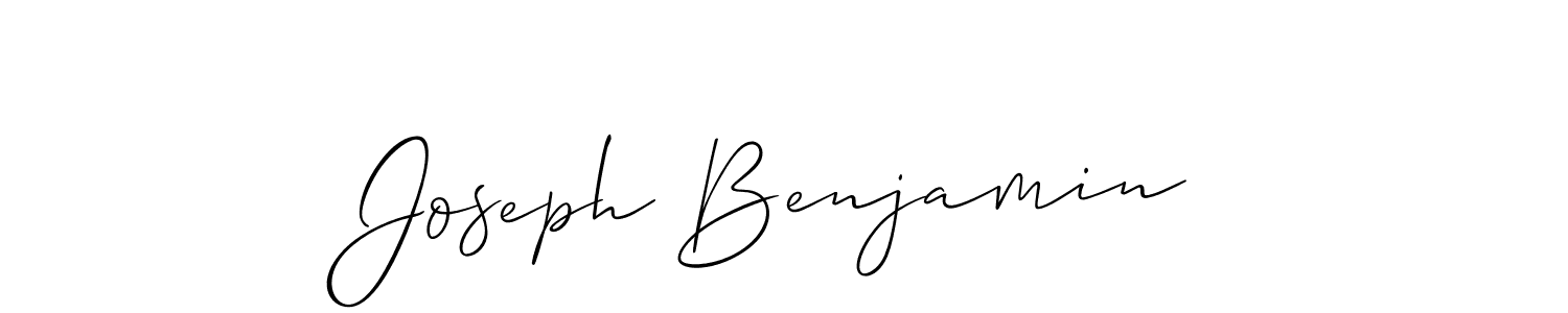 Also we have Joseph Benjamin name is the best signature style. Create professional handwritten signature collection using Allison_Script autograph style. Joseph Benjamin signature style 2 images and pictures png