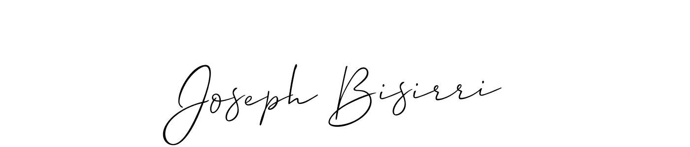 How to make Joseph Bisirri signature? Allison_Script is a professional autograph style. Create handwritten signature for Joseph Bisirri name. Joseph Bisirri signature style 2 images and pictures png