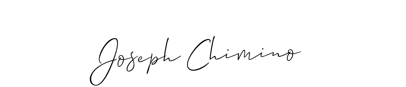 The best way (Allison_Script) to make a short signature is to pick only two or three words in your name. The name Joseph Chimino include a total of six letters. For converting this name. Joseph Chimino signature style 2 images and pictures png