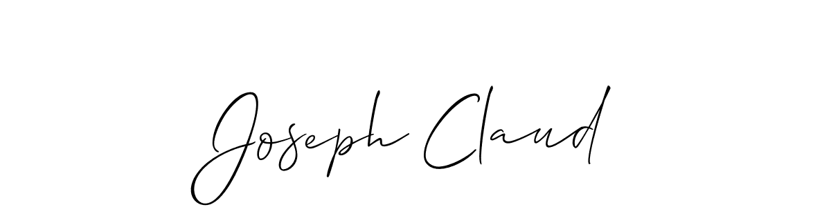 How to make Joseph Claud signature? Allison_Script is a professional autograph style. Create handwritten signature for Joseph Claud name. Joseph Claud signature style 2 images and pictures png