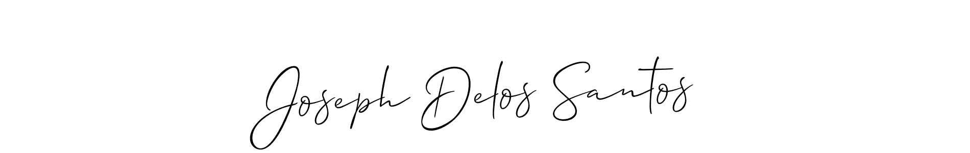 if you are searching for the best signature style for your name Joseph Delos Santos. so please give up your signature search. here we have designed multiple signature styles  using Allison_Script. Joseph Delos Santos signature style 2 images and pictures png