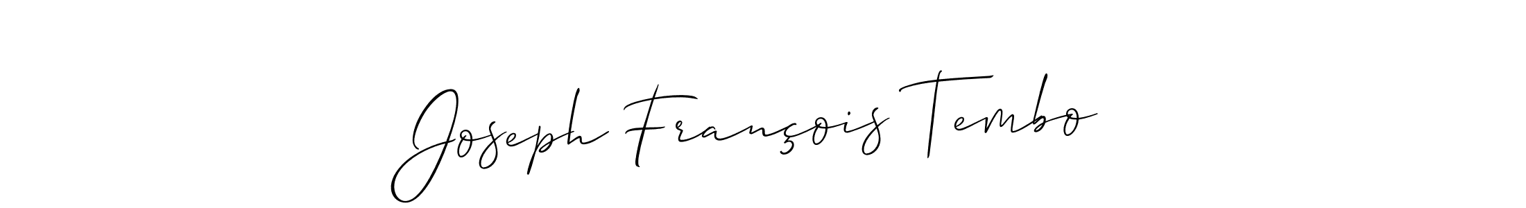 How to Draw Joseph François Tembo signature style? Allison_Script is a latest design signature styles for name Joseph François Tembo. Joseph François Tembo signature style 2 images and pictures png