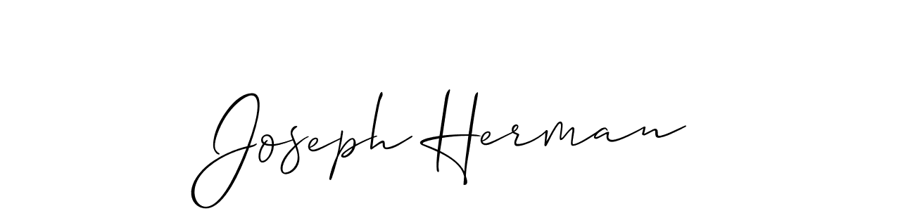 Also we have Joseph Herman name is the best signature style. Create professional handwritten signature collection using Allison_Script autograph style. Joseph Herman signature style 2 images and pictures png