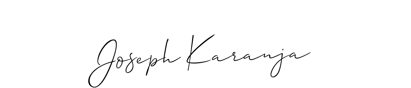 Also we have Joseph Karanja name is the best signature style. Create professional handwritten signature collection using Allison_Script autograph style. Joseph Karanja signature style 2 images and pictures png
