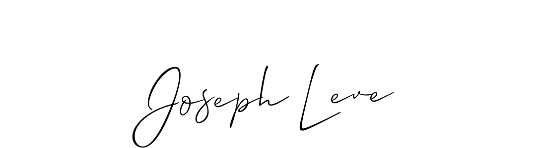 Joseph Leve stylish signature style. Best Handwritten Sign (Allison_Script) for my name. Handwritten Signature Collection Ideas for my name Joseph Leve. Joseph Leve signature style 2 images and pictures png