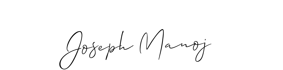Allison_Script is a professional signature style that is perfect for those who want to add a touch of class to their signature. It is also a great choice for those who want to make their signature more unique. Get Joseph Manoj name to fancy signature for free. Joseph Manoj signature style 2 images and pictures png