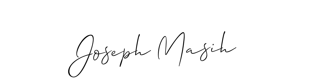 Make a beautiful signature design for name Joseph Masih. With this signature (Allison_Script) style, you can create a handwritten signature for free. Joseph Masih signature style 2 images and pictures png